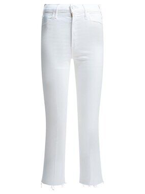 Mother Denim Hustler Ankle Fray Flared Jeans Tag Size 28 Women